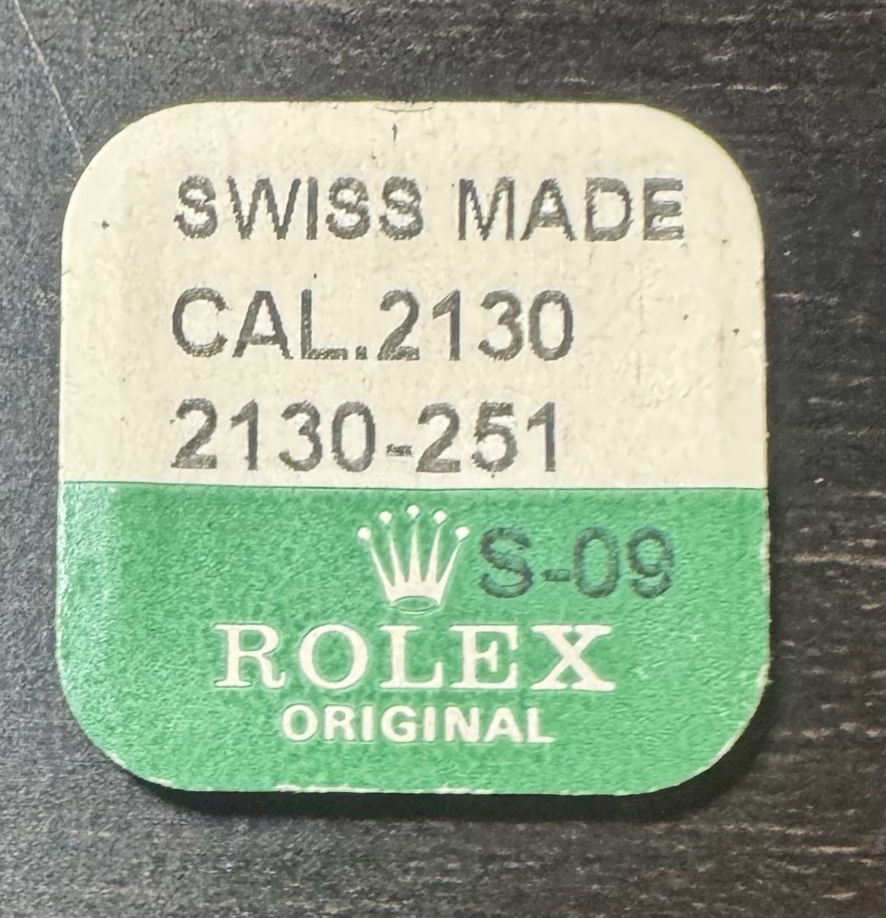 Rolex Cal. 2130 Part 251 Intermediate Setting Wheel 2130-251