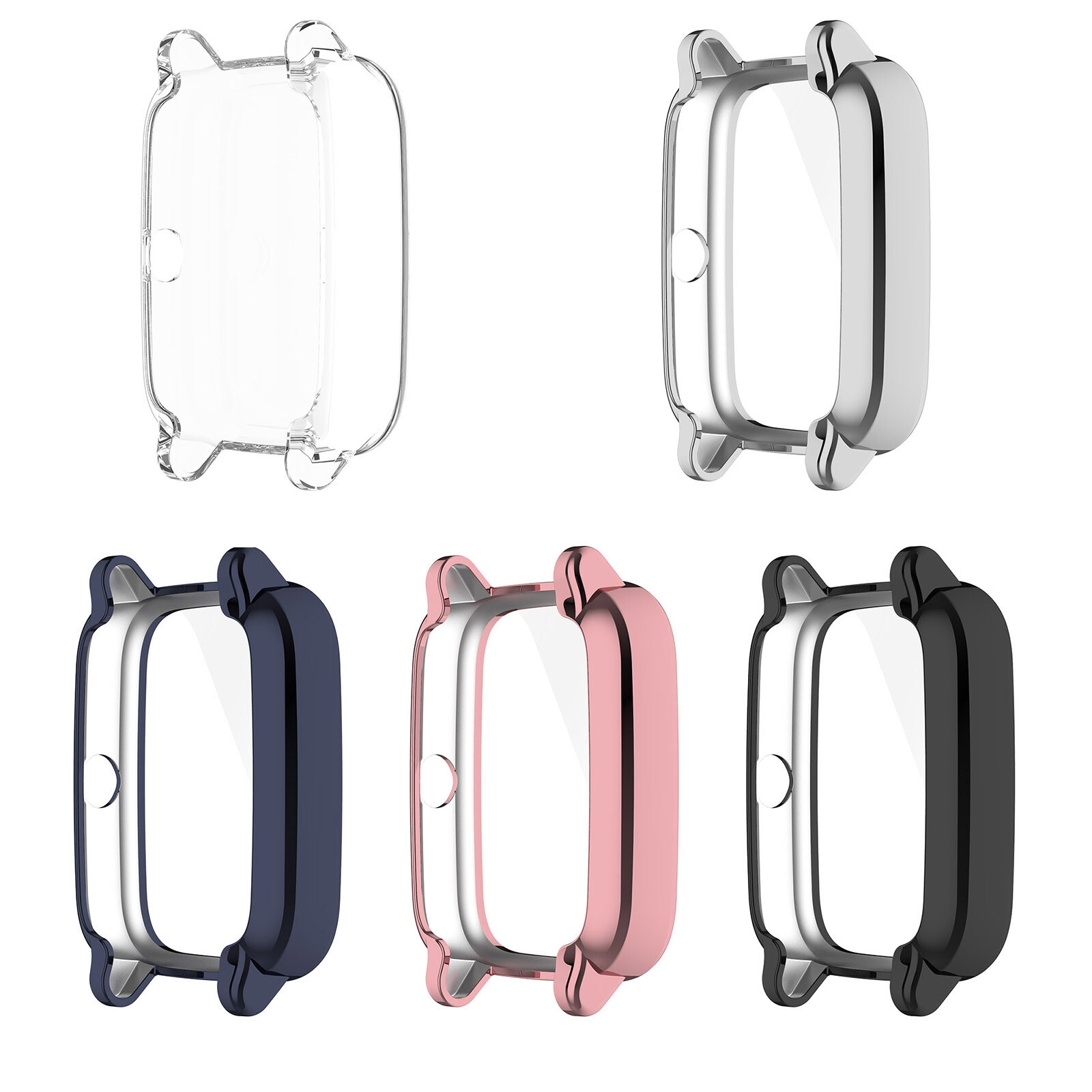 Watch Protective Case Electroplating TPU Watch Shell for ID205L/ Willful SW021