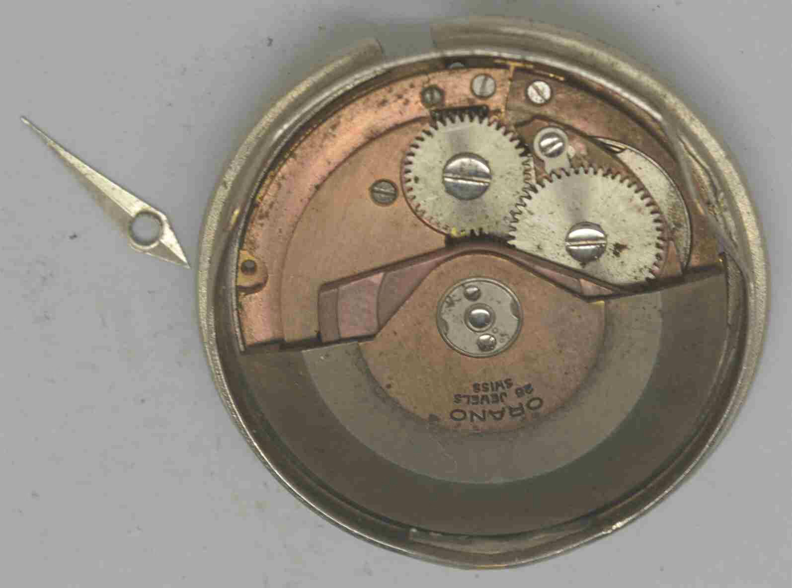 Vintage MIDO Powerwind Movement & Dial. Cal: AS1681. For Parts