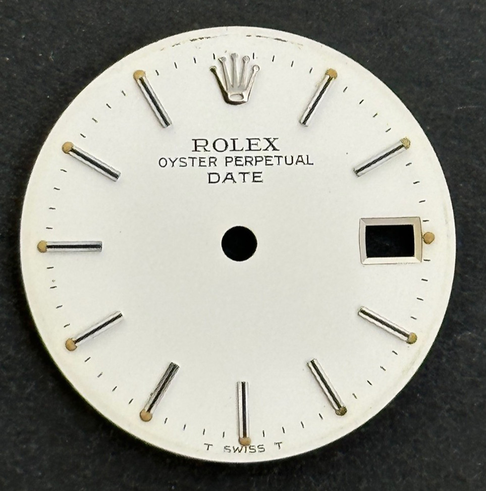 Vintage Rolex Oyster Perpertual Date Watch Dial For 26mm Case 6517 6519 6917