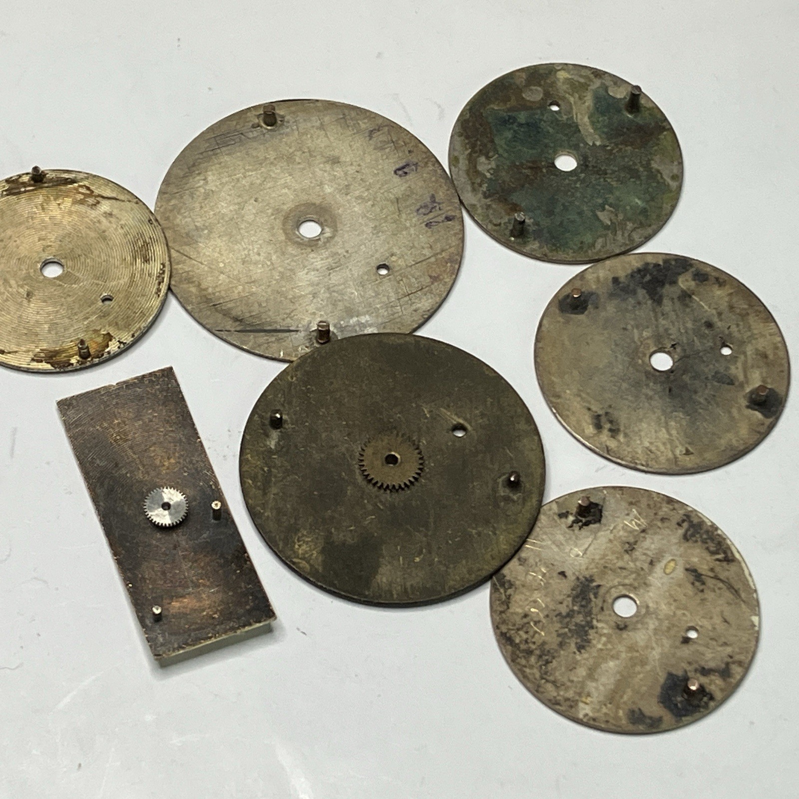 7 Vintage Seiko Watch Dials Chronometer Fine Seiko 1940s-60s Parts Lot