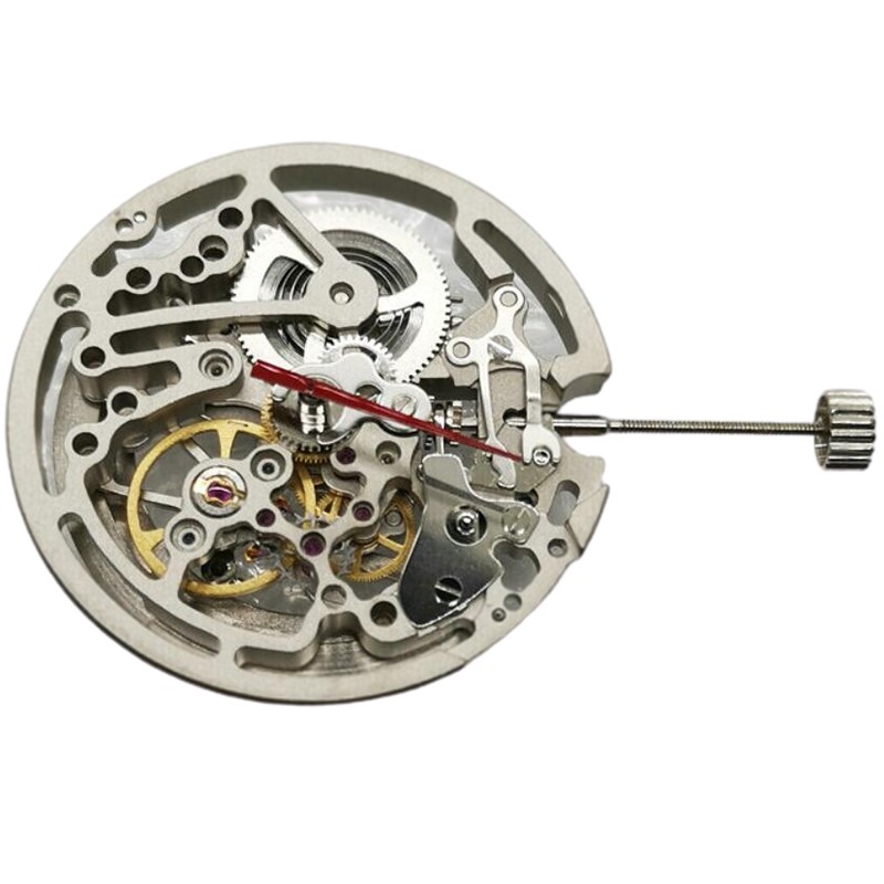 30.95mm Hollow Automatic Mechanical Skeleton Watch Movement For Seagull TY2809
