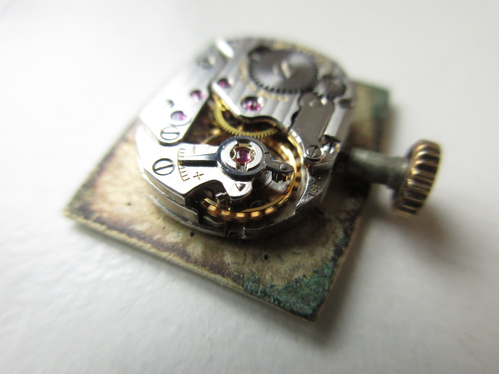 International watch co IWC cal. 431 Swiss watch movement & dial – running