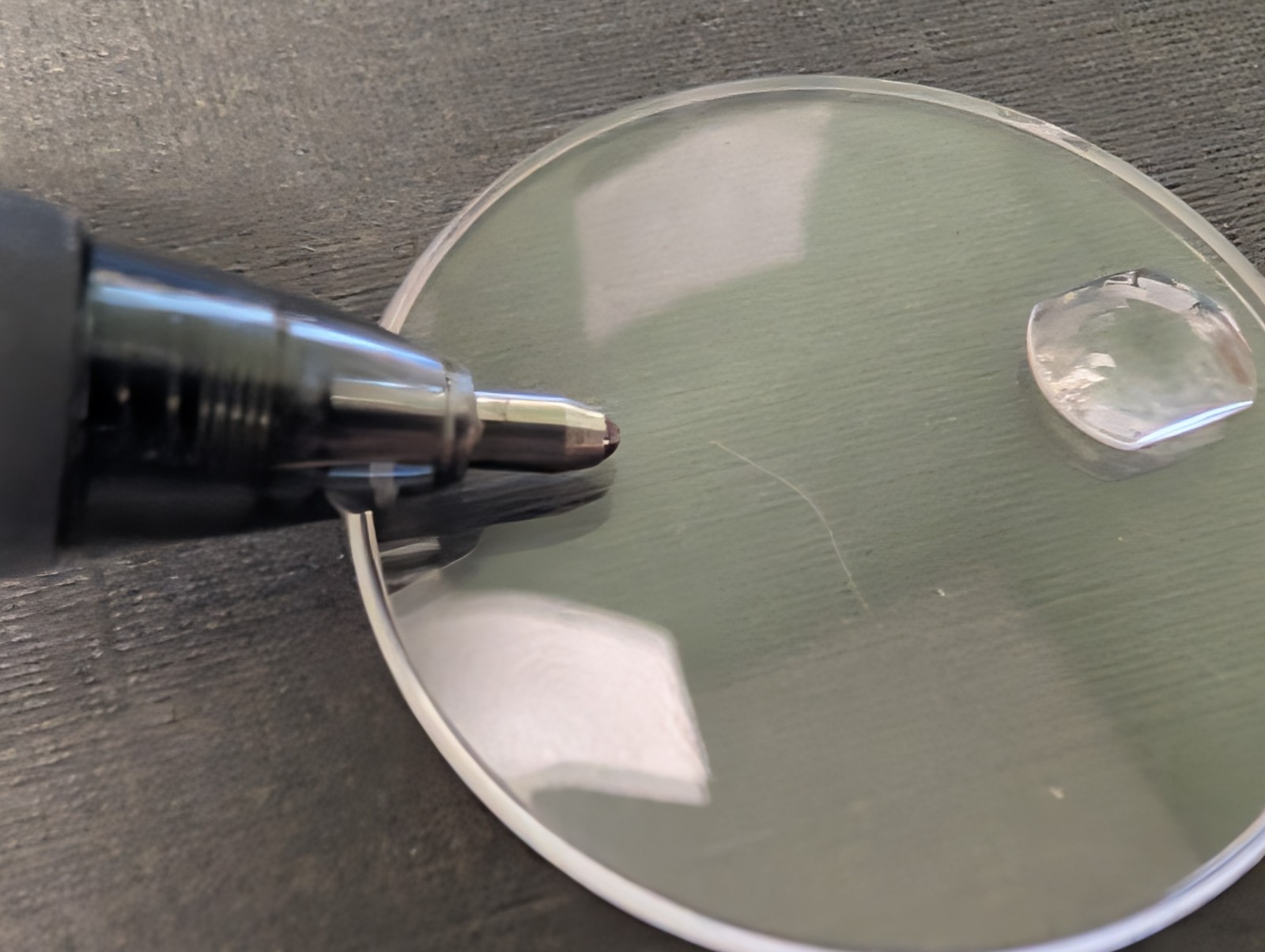 Genuine Rolex Sapphire Cyclop Crystal 25-295C 16233 WITH Loupe NO LEC (Laser Etc