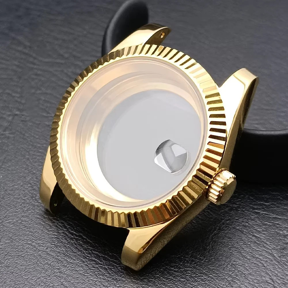 39/41mm Steel Watch Case NH35 Movement Sapphire Crystal 20mm Band Mod Parts