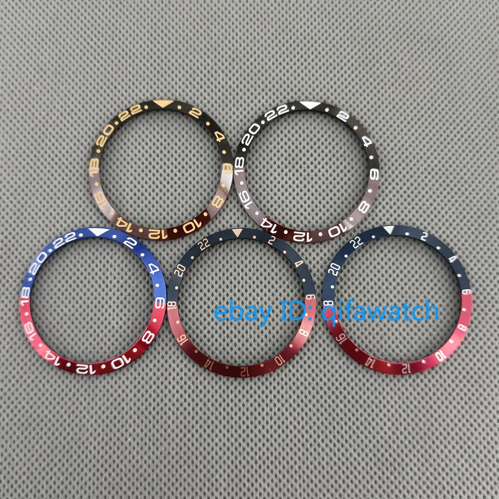 37.2mm Aluminum Ceramic Bezel Insert for 39mm automatic watch case