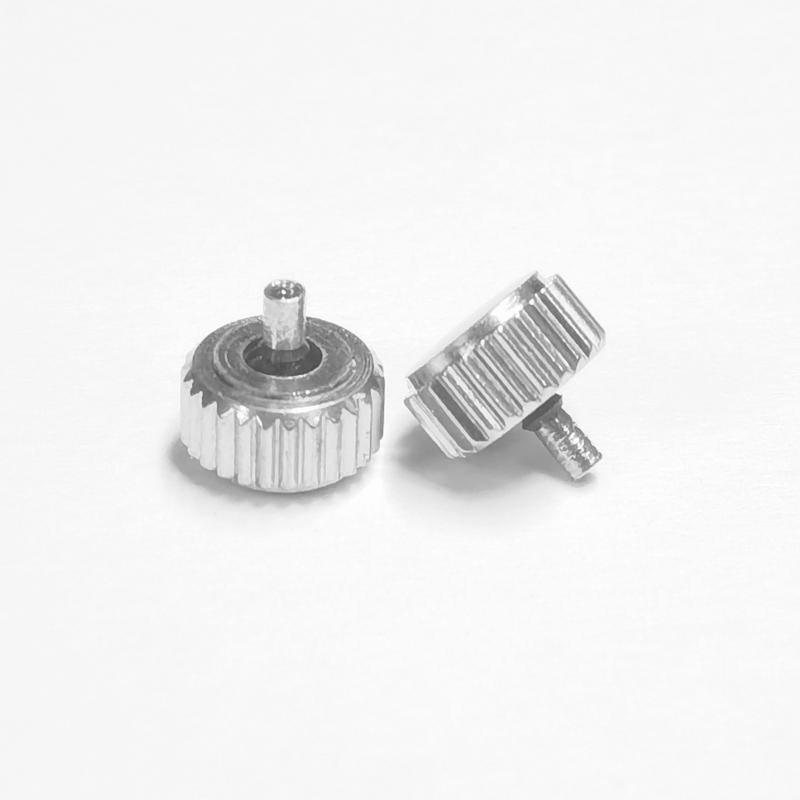 2PCS Long Tube Watch Crown 3.5/4.0/4.5/5.0/5.5/6.0/6.5/7.0mm for Watch Repair