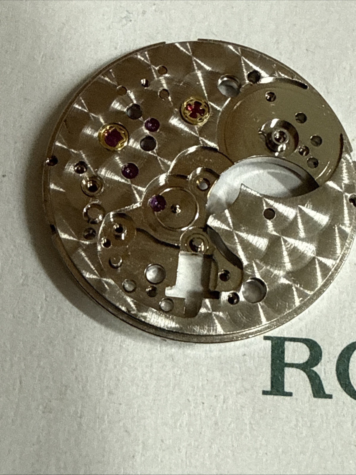 GENUINE Rolex 1135 1161 1165 1166 6765 Main Plate Complete Perfect Condition