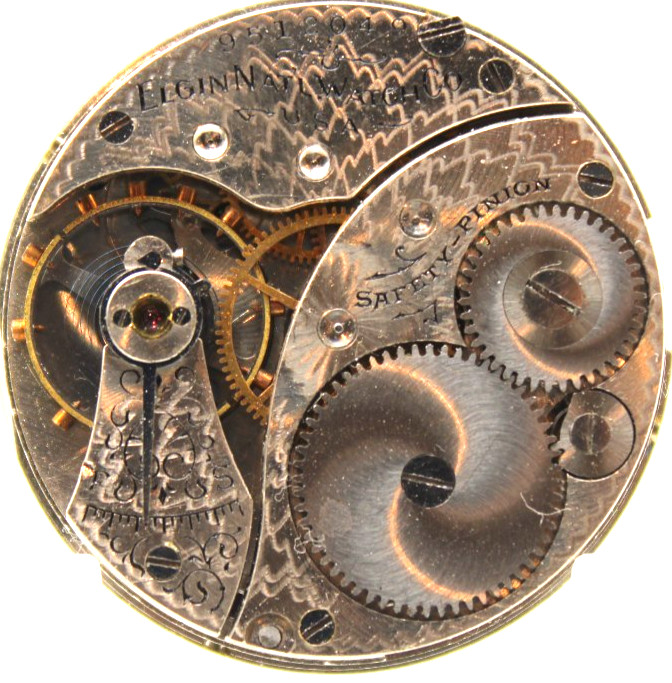 1902 ELGIN POCKET WATCH MOVEMENT 9512049 GRADE: 269 0s 7j (QB)