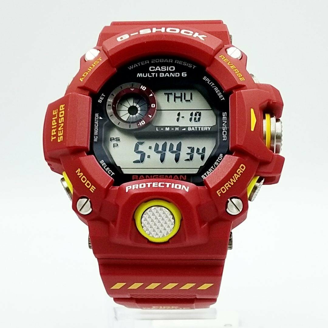 Genuine Casio G-Shock Rangeman GW-9400FSD red resin watch bezel + 4 bezel screws