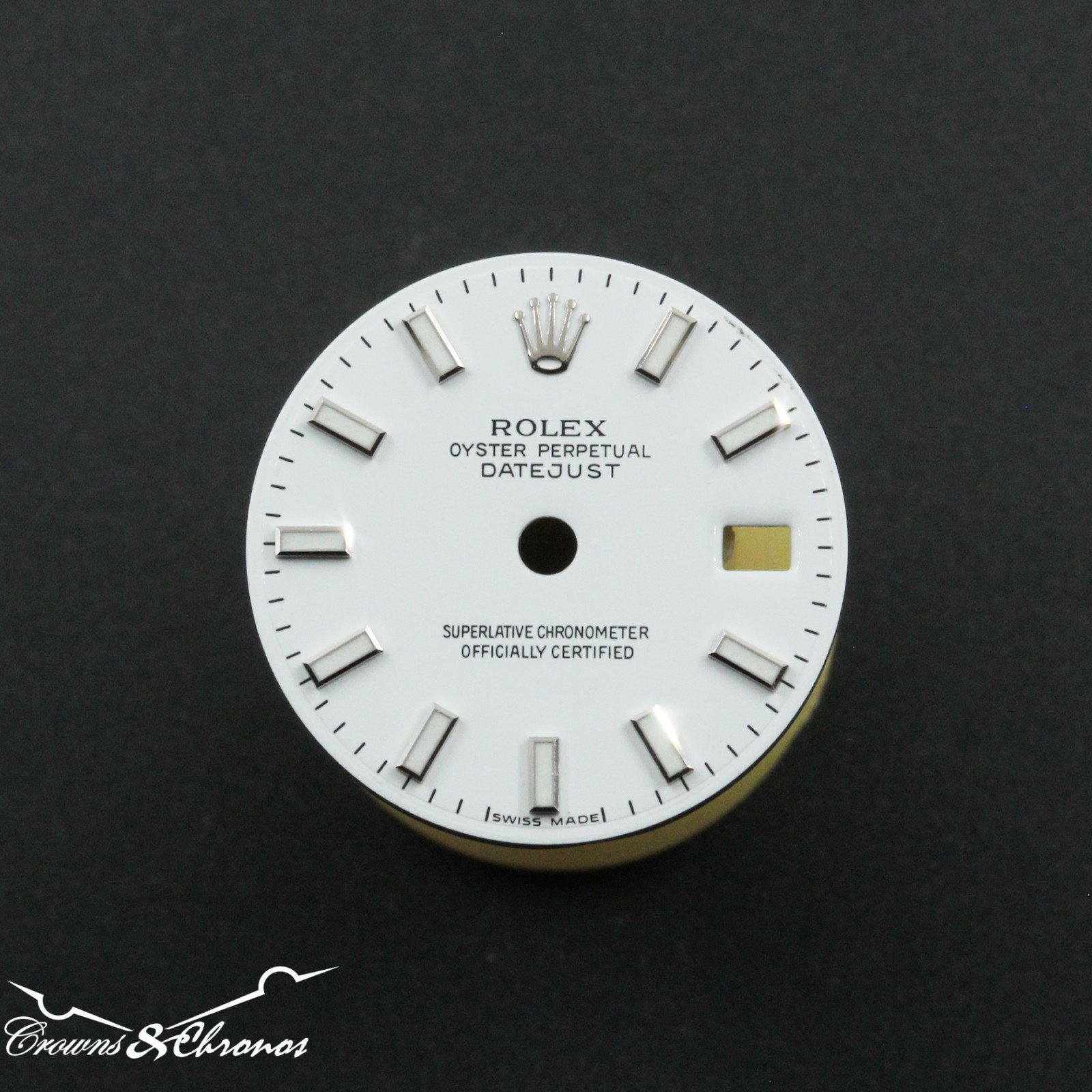 Ladies Rolex Datejust Ref 179174 White Glossy Replacement Dial