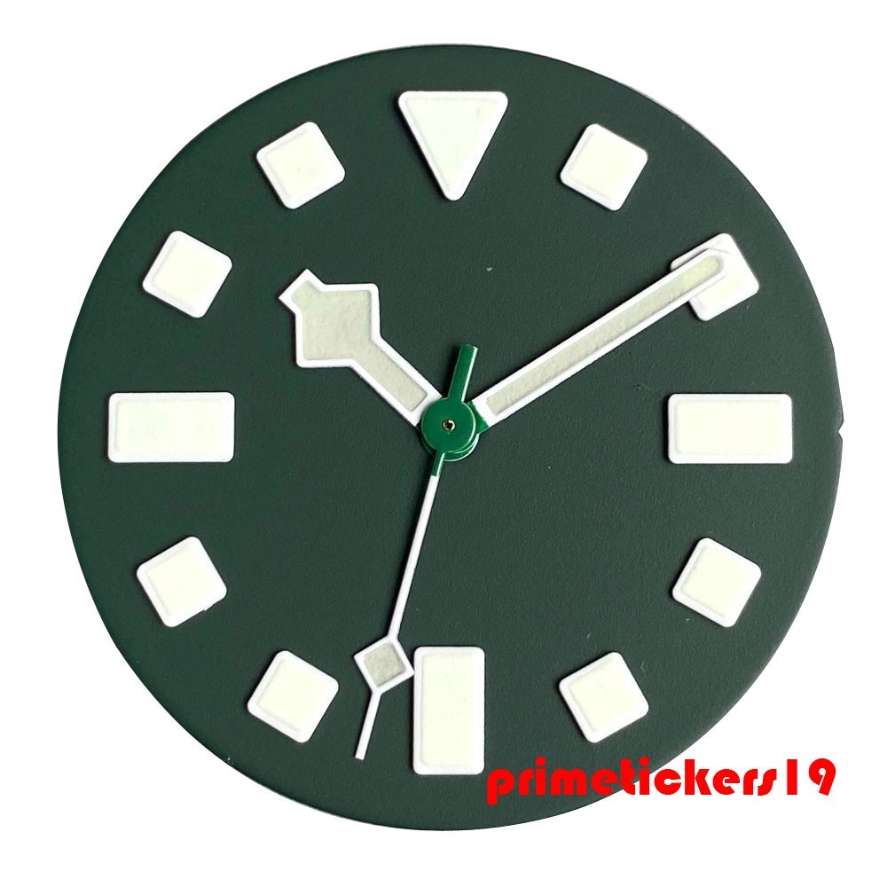 Matte Black/Blue/Green/Purple 29mm Watch Dial Luminous Fit NH35 ETA2824 PT5000