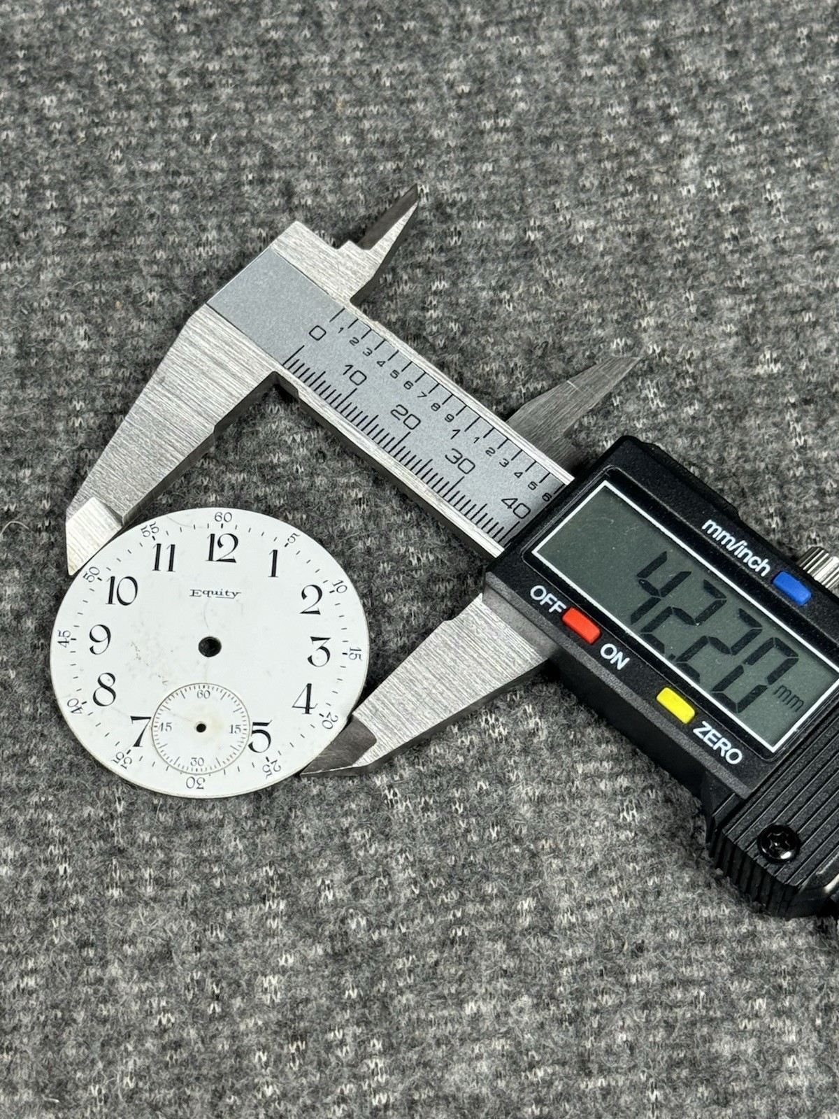 American Waltham Watch Co Dial 16s Equity Private Label 12hr Arabic Numerals