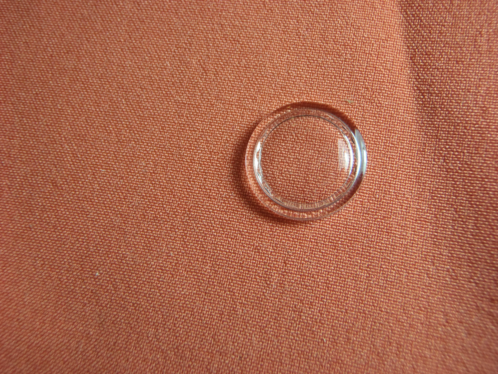 FWC Diamond Round inside Facet High Round Plastic Watch Crystal 15.6 MM Lot 63
