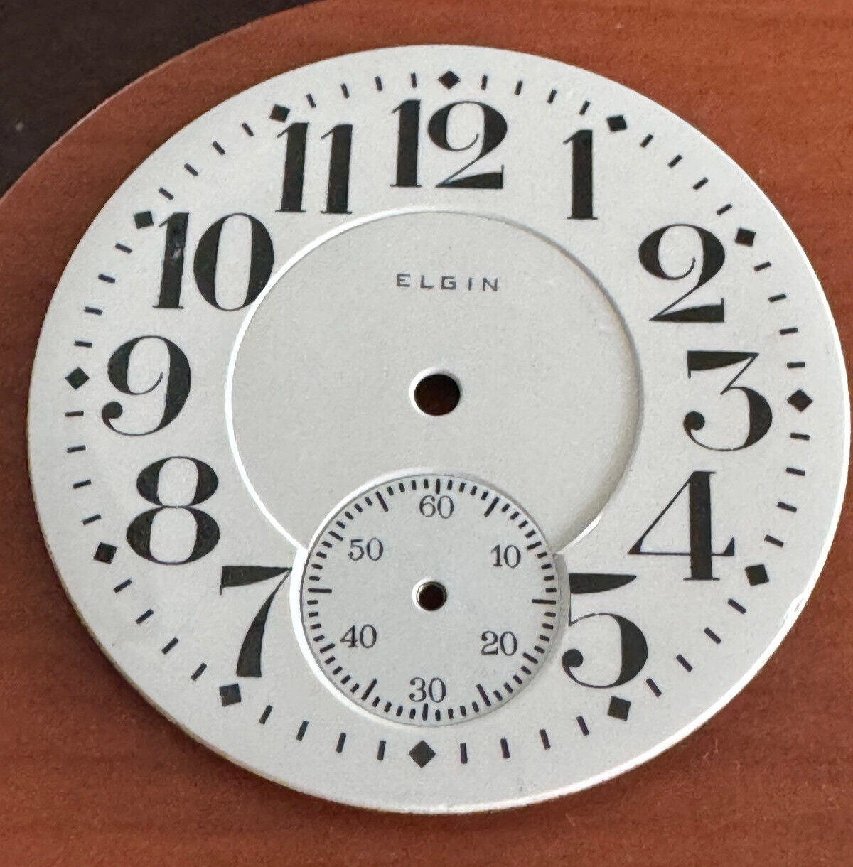 NEAR PERFECT VINTAGE 16 SIZE ELGIN RAILROAD VERITAS POCKET WATCH PORCELAIN DIAL