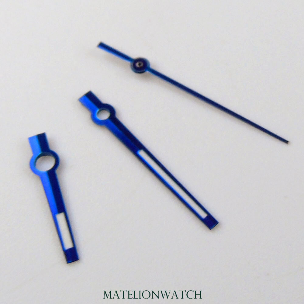 Blue Watch Hands Parts fit for MIYOTA 8215 8205 821A MINGZHU 2813 Luminous