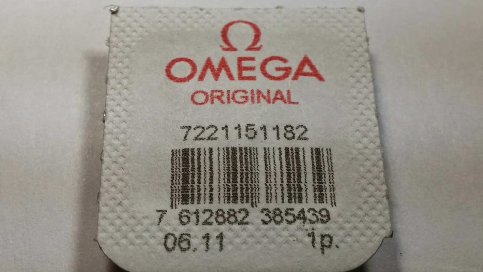 Genuine Omega Cal 1150 182 Barrel arbor mainspring complete same 7750 180