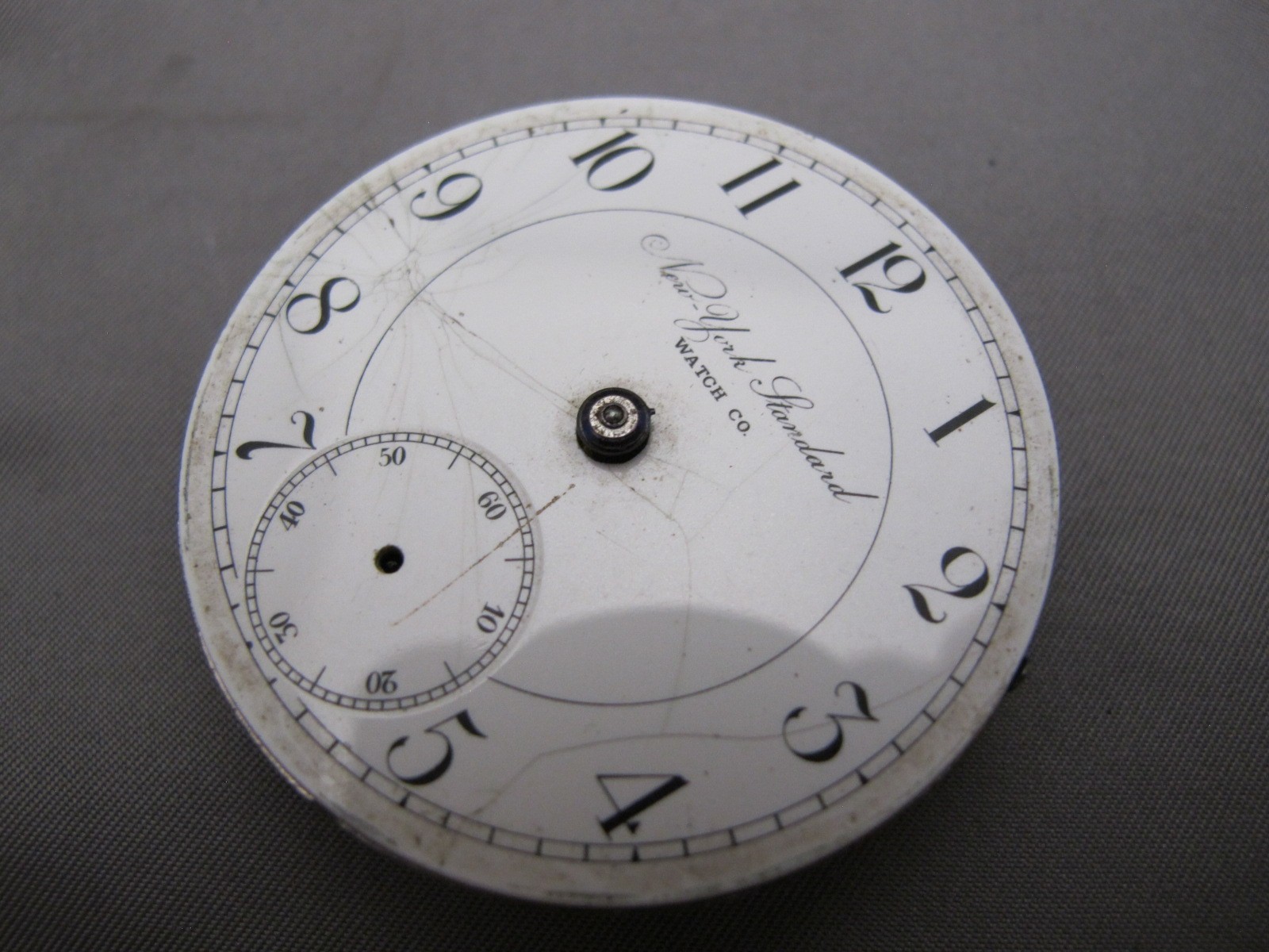 NEW YORK STANDARD 18S 7J Pocket Watch Movement-Grade 31 Model 4-Parts/Restore