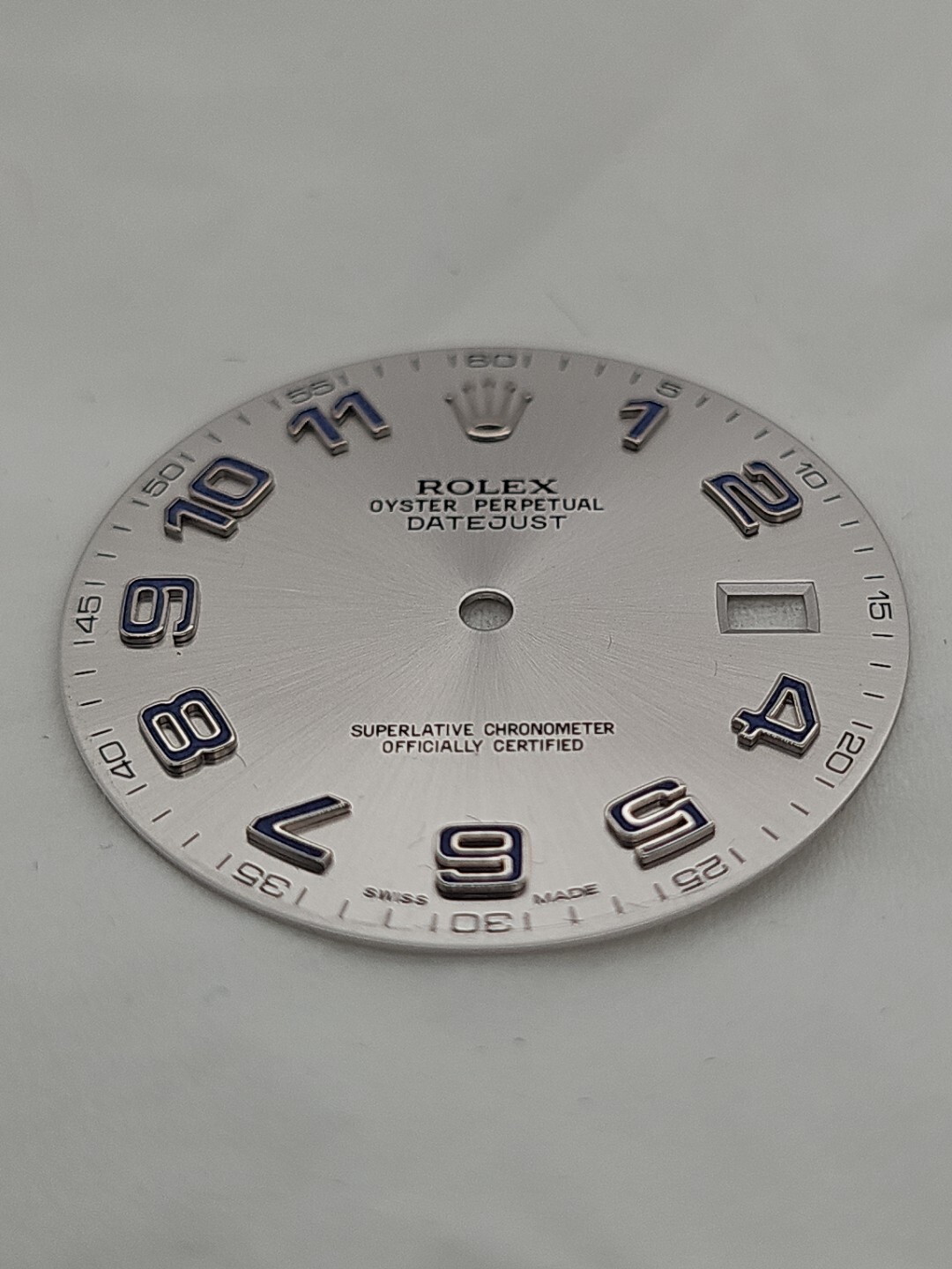 Rolex Datejust II 41mm Steel Silver Dial With Blue Arabic Numerals 116334