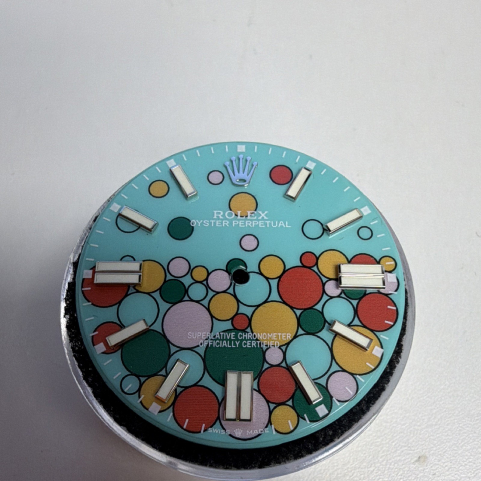 Rolex Custom Turquoise/celebration Oyster Perpetual Dial for 41 OP 124300