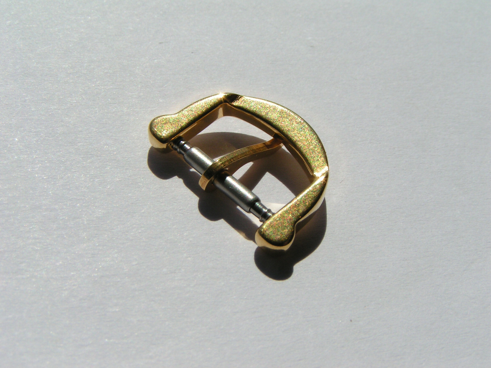 Maurice Lacroix Buckle 12mm Steel Gold plated NOS Dornschliesse I544