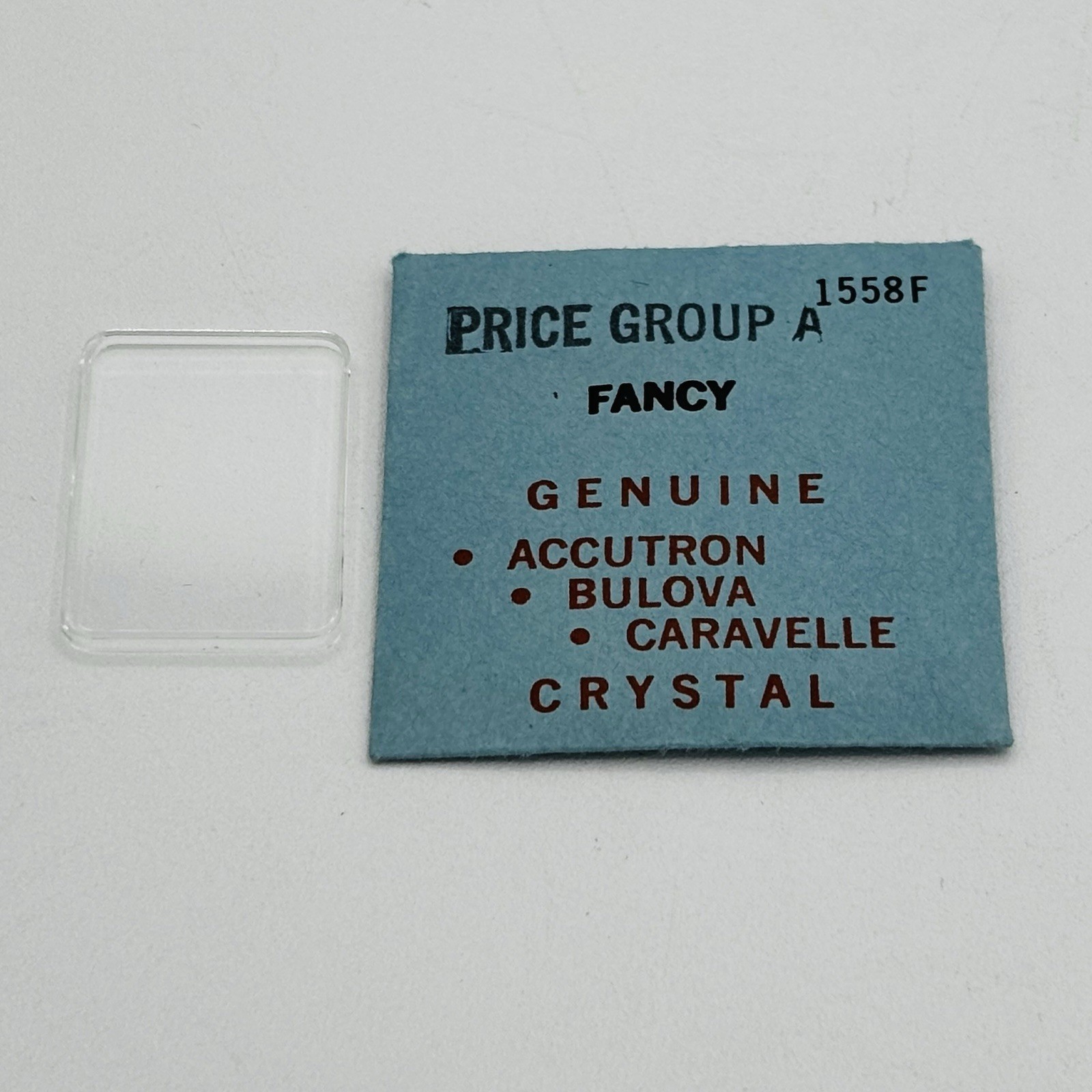 Bulova 1558F Watch Crystal Bulova 3348 26.7×25 mm