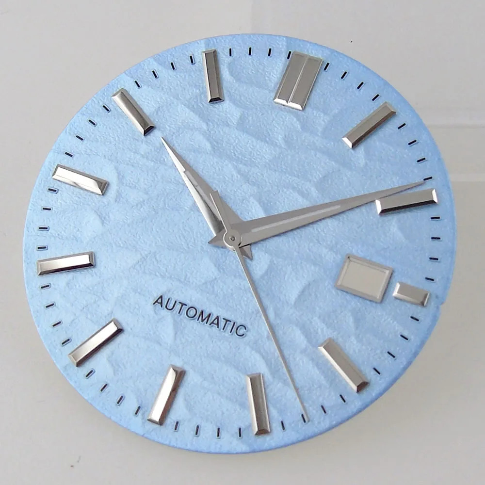 33.5Mm Watch Dial Face for NH35 NH36 NH37 NH38 NH39 Movement Silver Index Steril