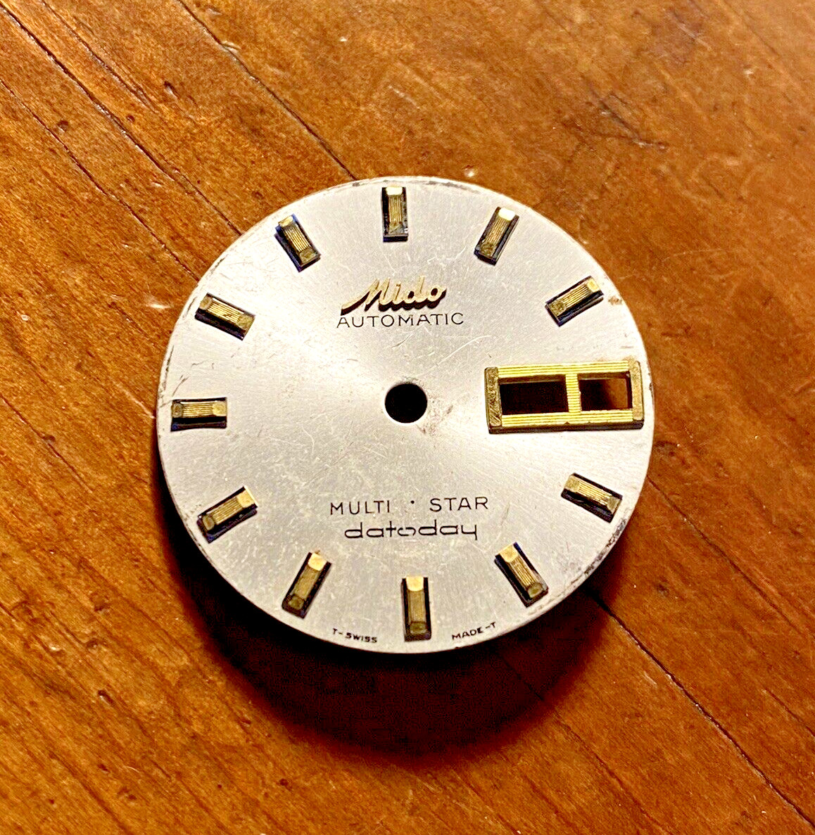 Mido Watch Dial Mens Multi Star Auto OE Calendar Dial Datoday Swiss Vintage