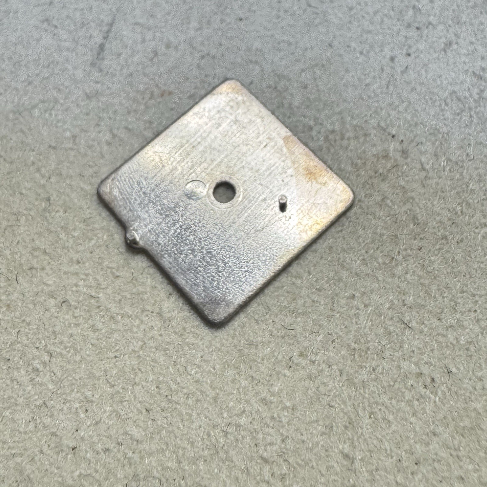 Cartier Panthere Small Square White Dial Part for Repair 13.5×13.3mm
