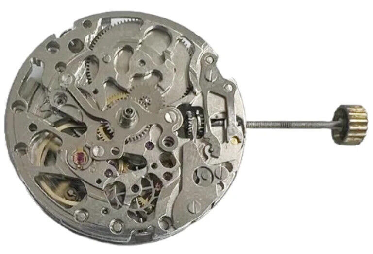 Chinese Automatic Watch Movement 8N24, 3 Hands Overall Height 7.8mm