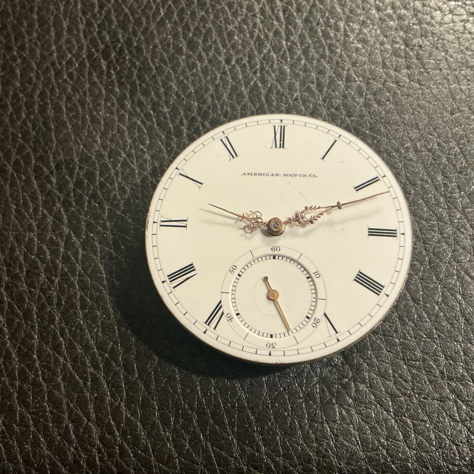 RARE AMERICAN WATCH CO., APPLETON TRACYMODEL 1861, 10S 15J, MADE 1866, WORKS!