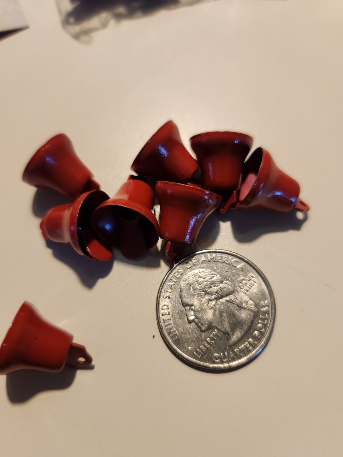 84 red 14mm liberty bells new