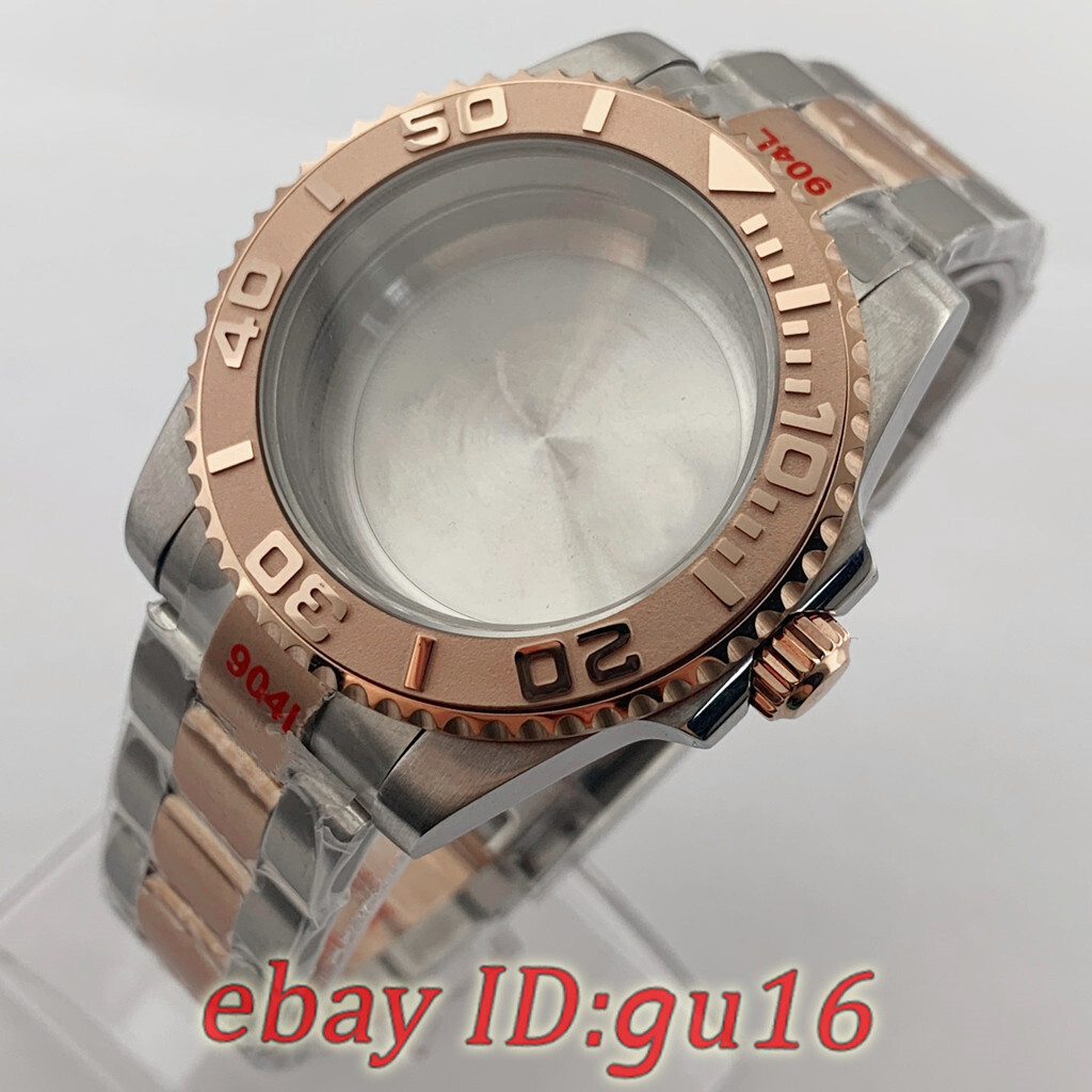 40mm Sapphire crystal Watch Case Fit NH34 NH35 NH36 ETA2824/2836 Miyota8215 821A