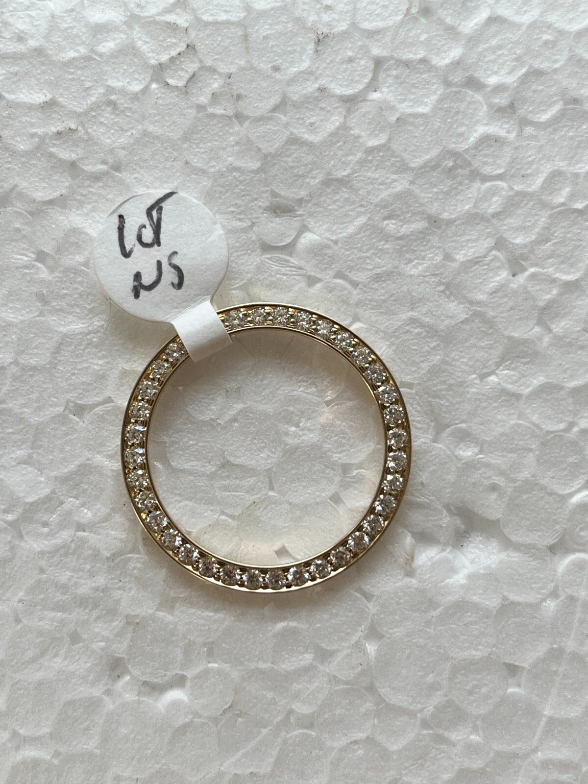 BEAD SET DIAMOND BEZEL FOR ROLEX 6516, 6517, 6519, 6916, 6917, 6919, 6927 14KY