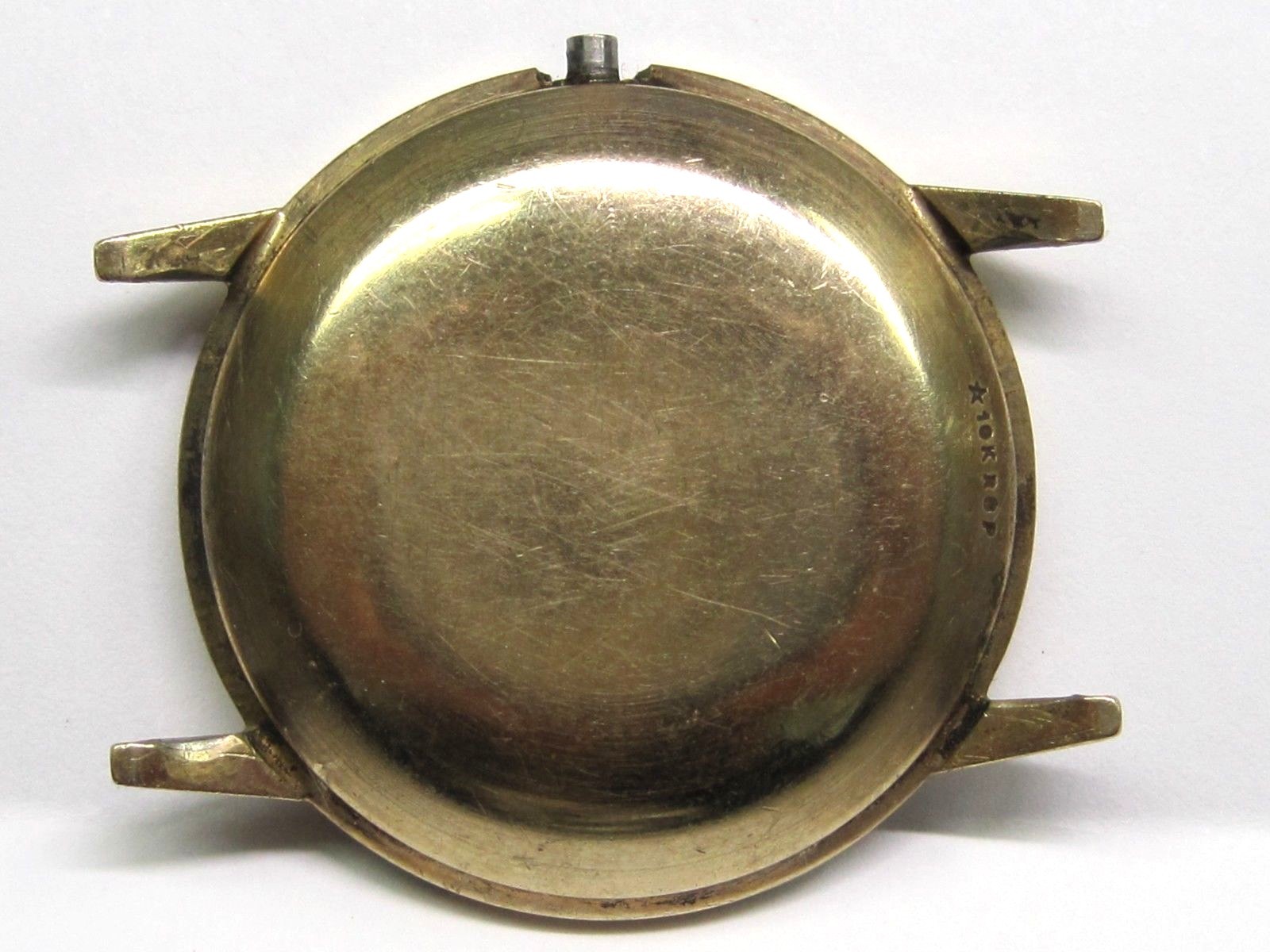 Vintage Gents No Name 10 KT Yellow Rolled Gold Plate Wrist Watch Case ONLY