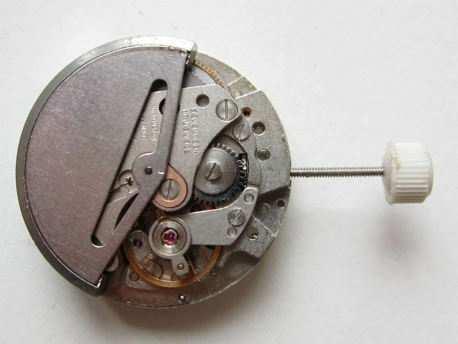 BFG Baumgartner 8¾”‘ cal. 921 automatic N.O.S. watch movement black date at 3