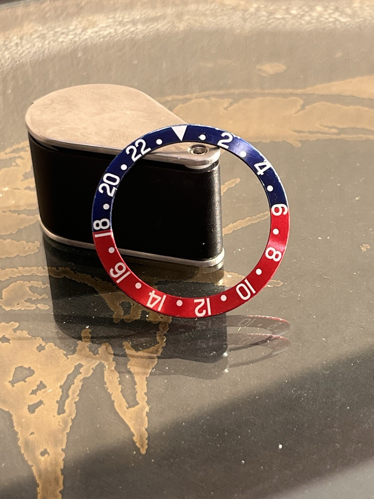 Vintage & Orig Rolex 1675 16750 GMT Red Blue Pepsi Insert Fat Font Oval 8s