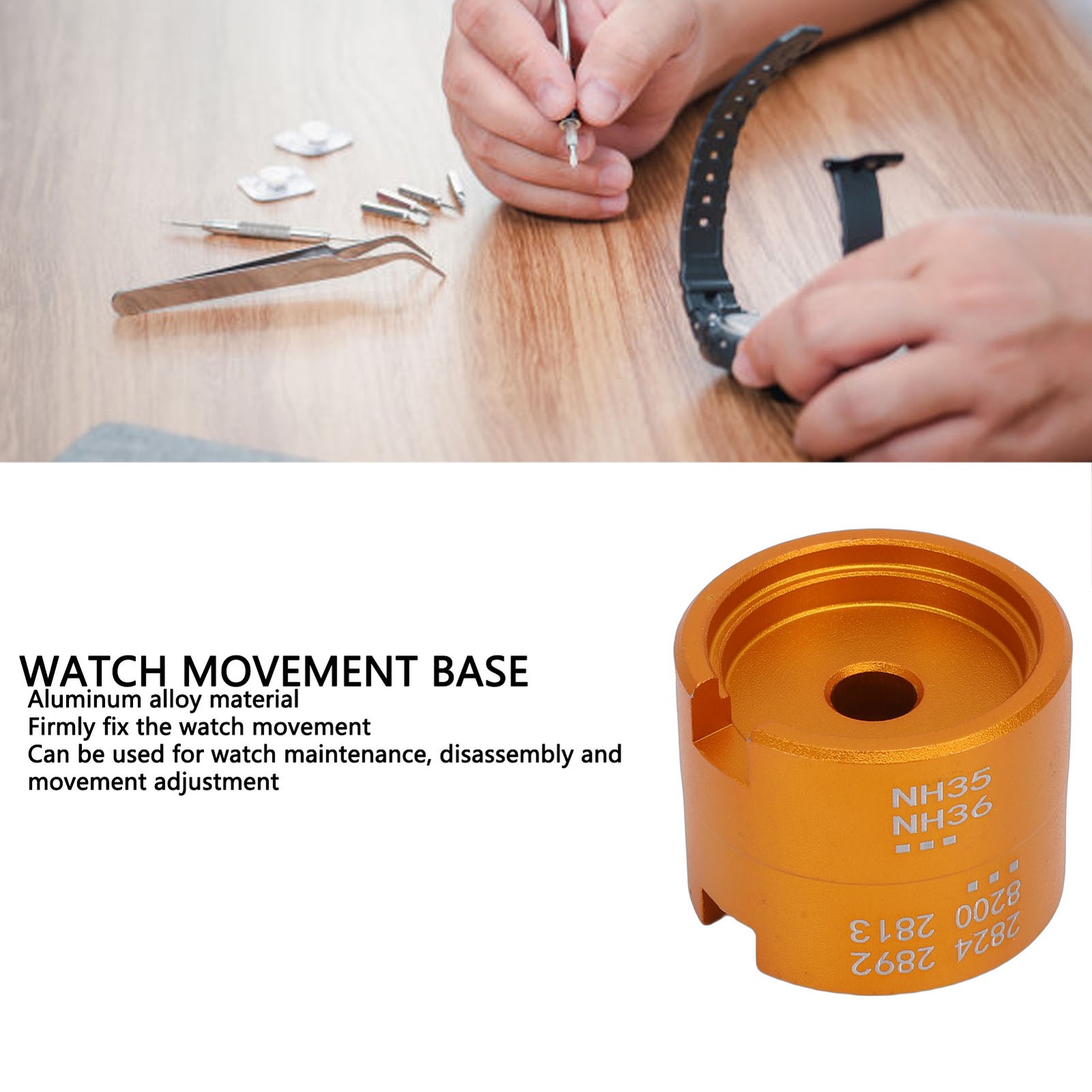 Premium Aluminum Alloy Watch Movement Stand For 2824 2892 Repair