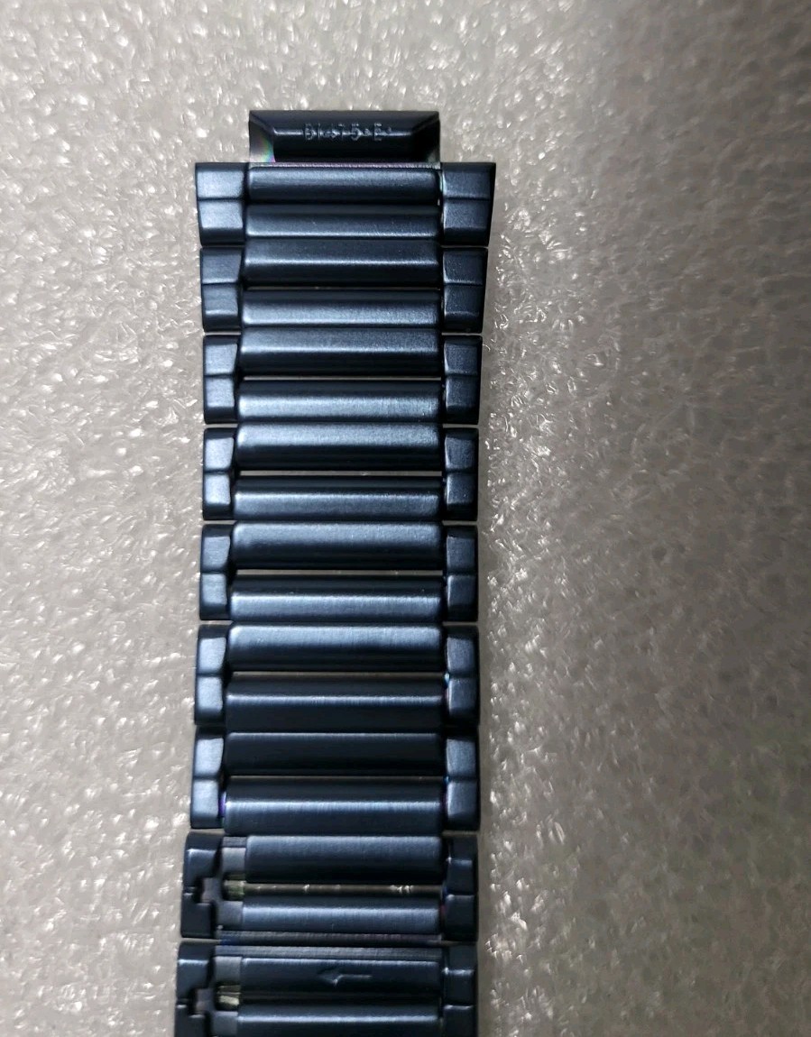 Seiko B1475.E base Metal Japan-B 21mm Link Bracelet Regular Length. Authentic