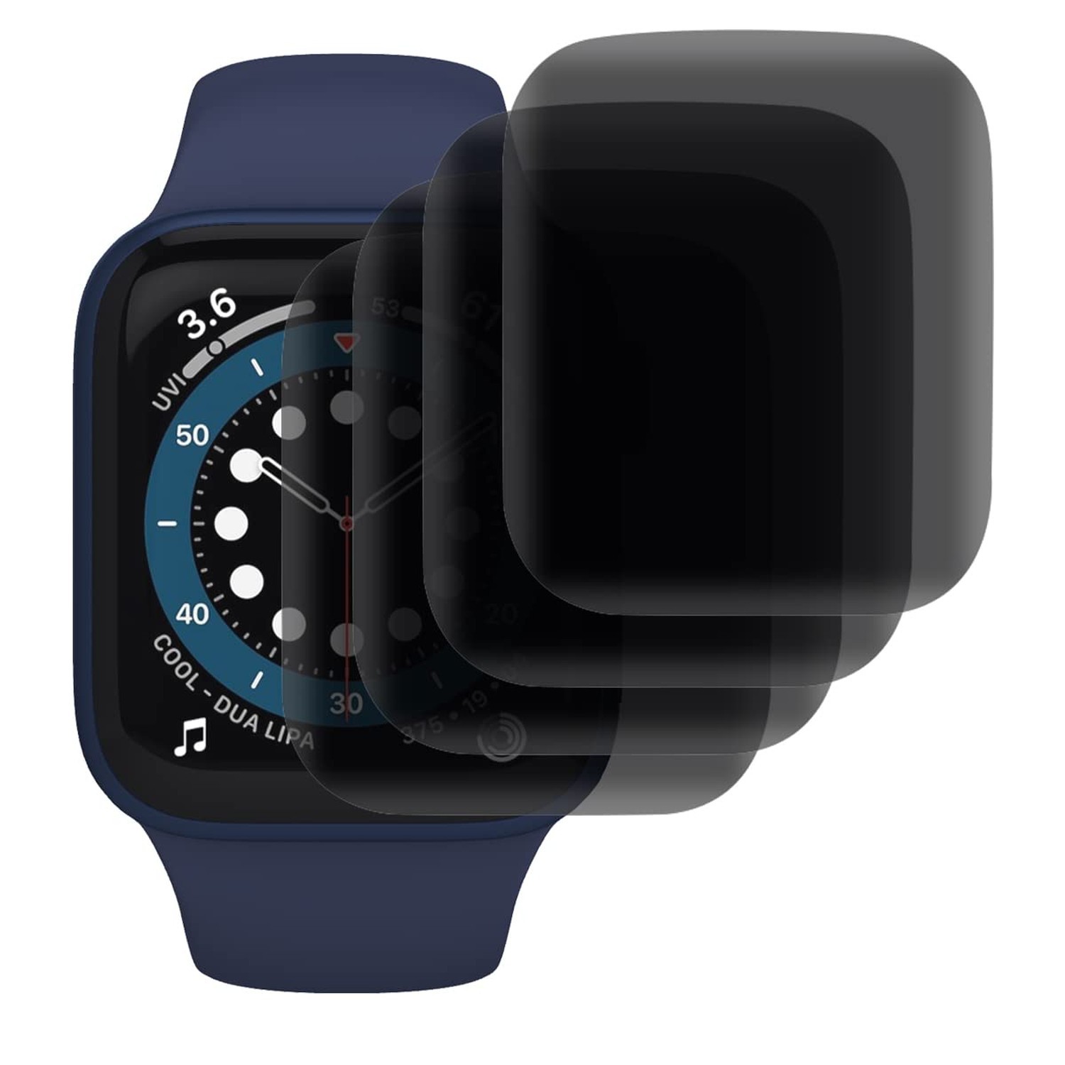 [4-Packs] Privacy Screen Protector Compatible for Apple Watch 44mm SE Series …