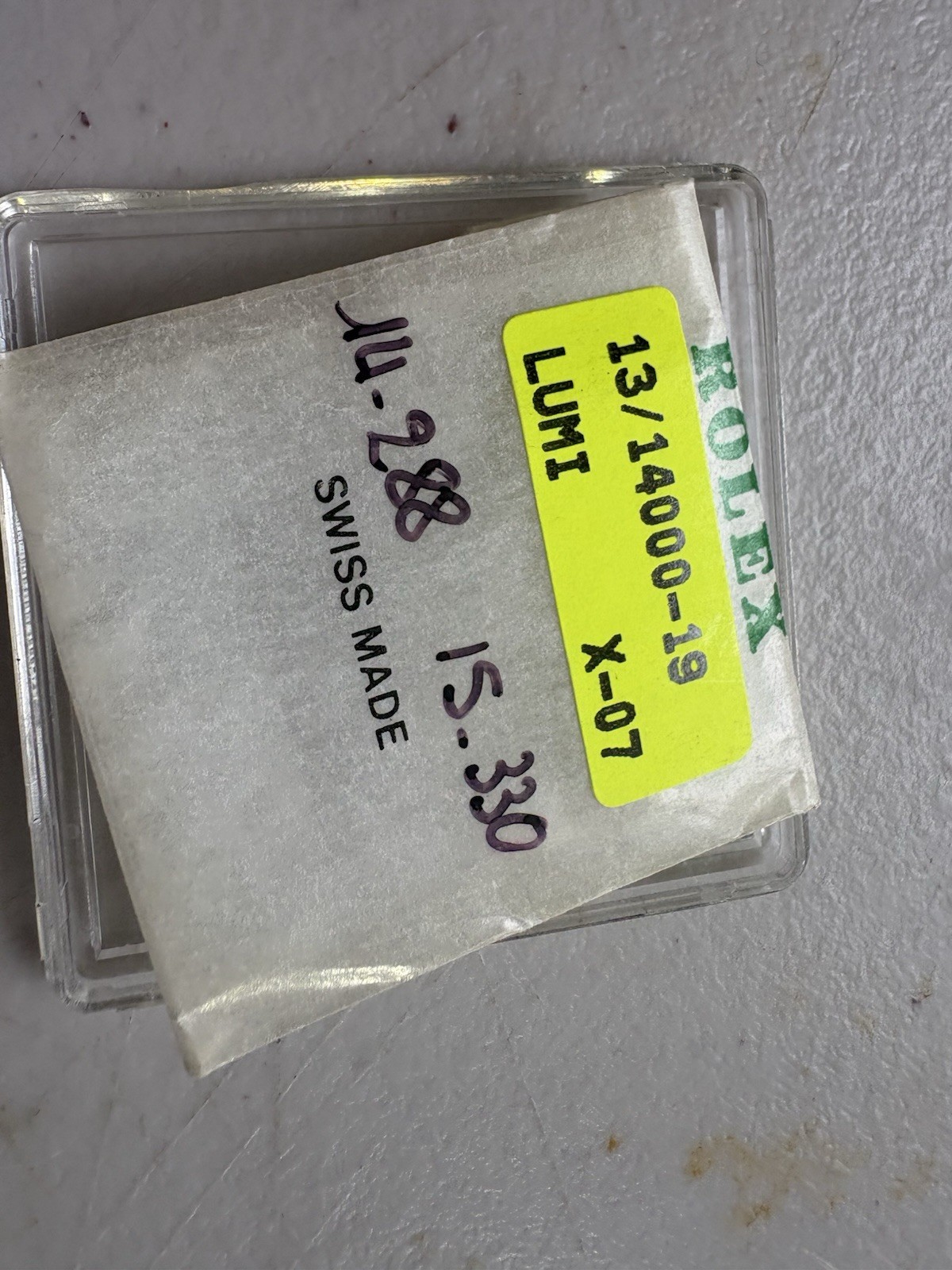 Genuine Rolex Air-King 14000 Dial Hand Set 13/14000-19 LUMI Cal. 3000 NOS OEM