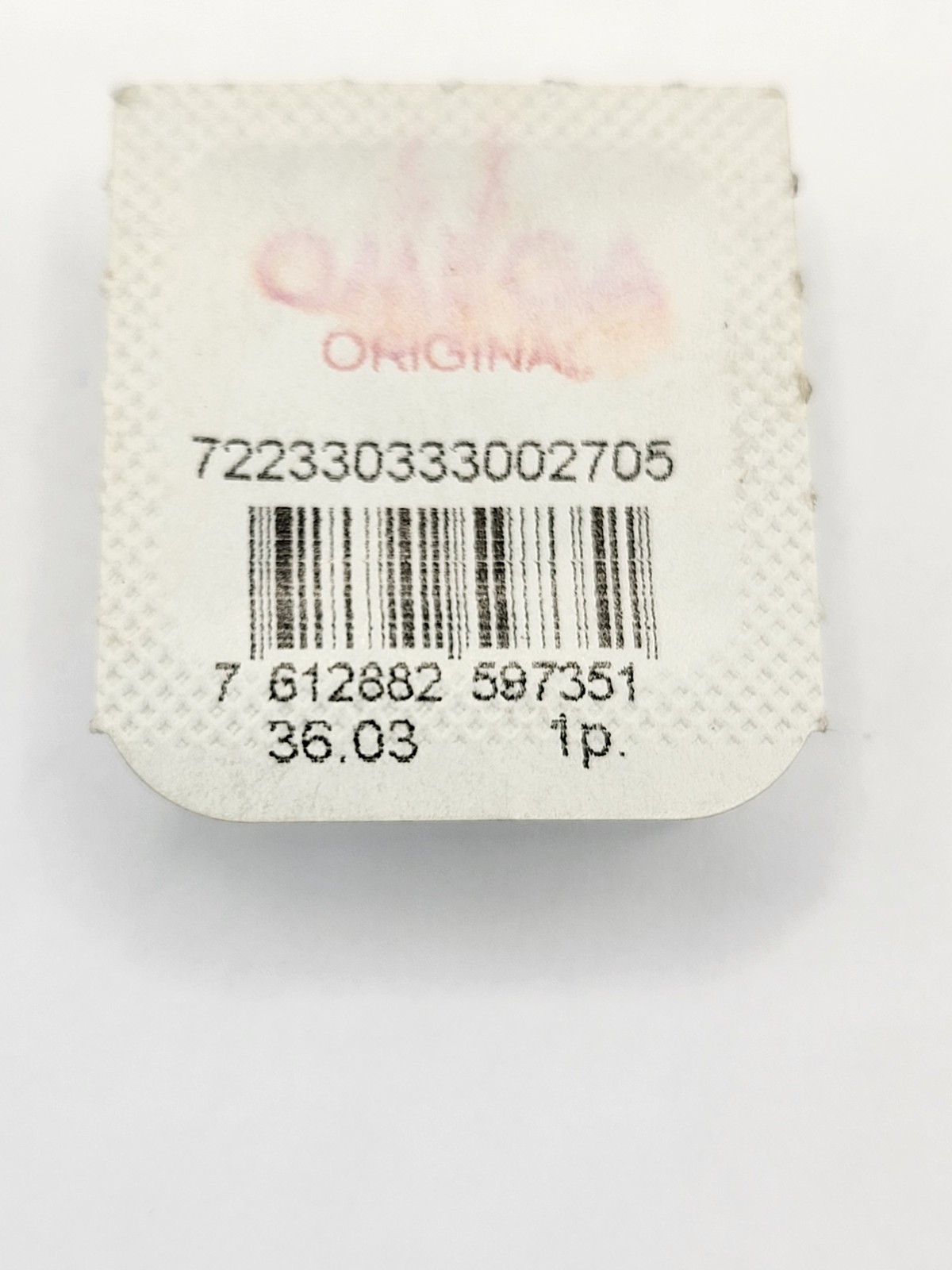 Omega 3303 Sweep Second Fourth Wheel 3002705 5.98mm Height Genuine NOS Sealed