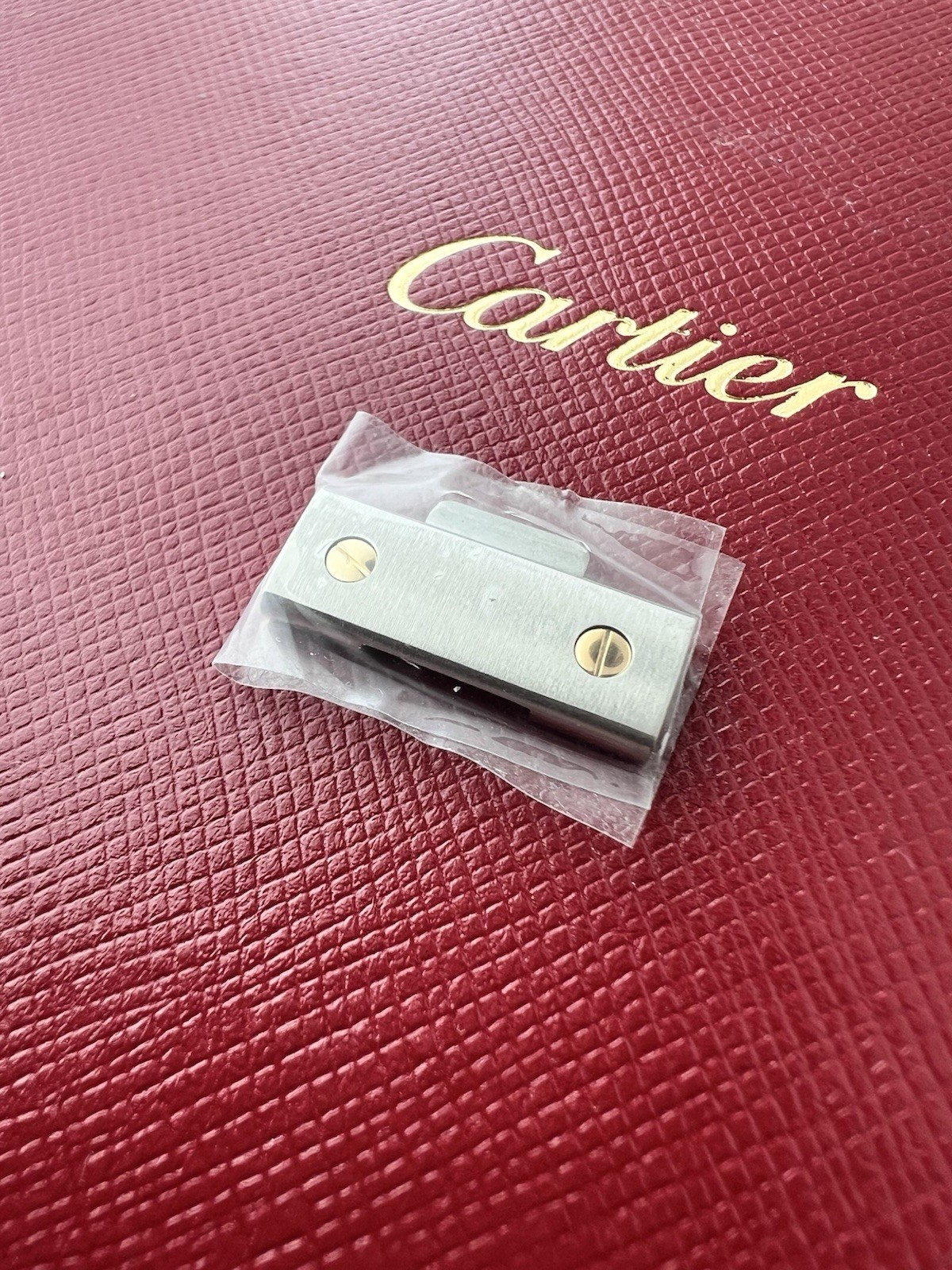 Cartier Watch Link Santos Stainless Steel 19mm NEW sealed COMPLETE Swiss Made