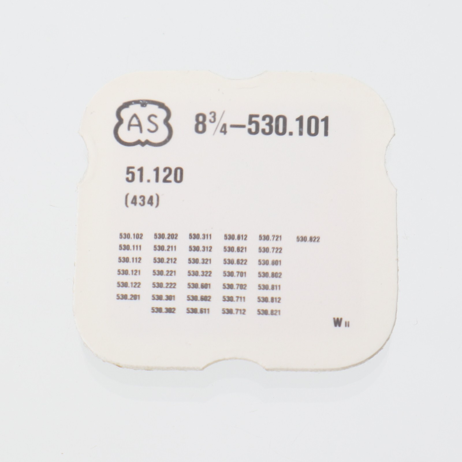 Genuine AS A Schilds 530.101 Click Watch Part #434 NOS 51.120 Watchmaker (G5D13)