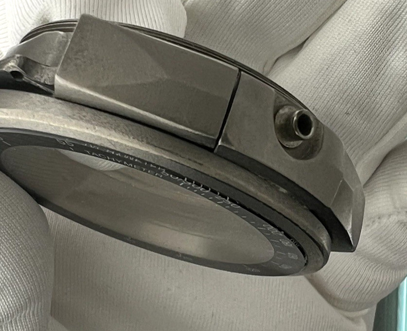 IWC / PORSCHE DESIGN RARE WATCH CASE /S. CRYSTAL 3700S TITANIUM 41MM Swiss Made