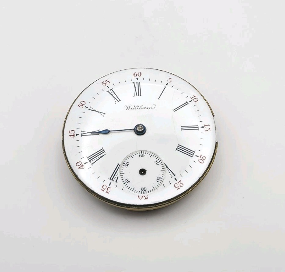 1899 Waltham Model 1891 Grade Seaside 7J 0s Pocket Watch Movement For Repair