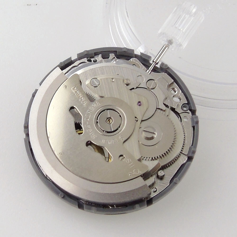NH38 Mechanical Automatic Watch Movement 21600 BPH 24 Jewels NH38A High Accuracy