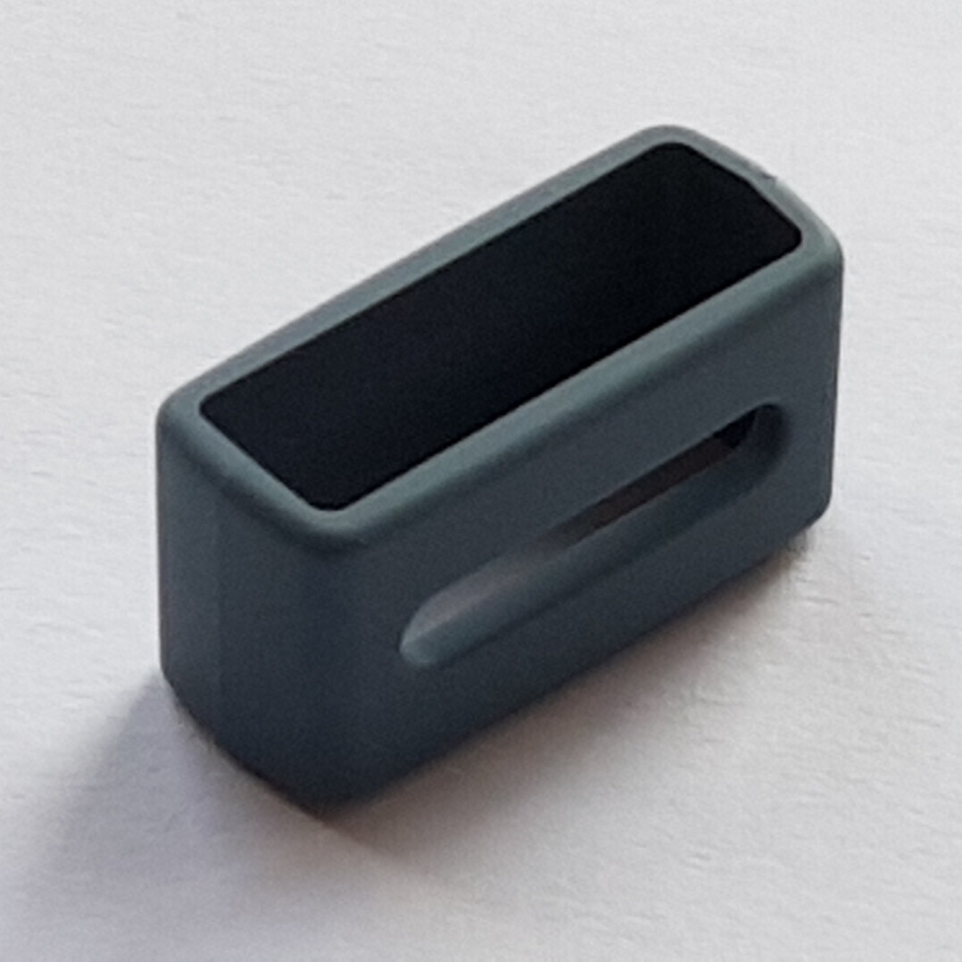 Casio Watch Strap Keeper Loop 22mmX7mm Blue Grey Rubber Holder Ring GA-2000SU-2
