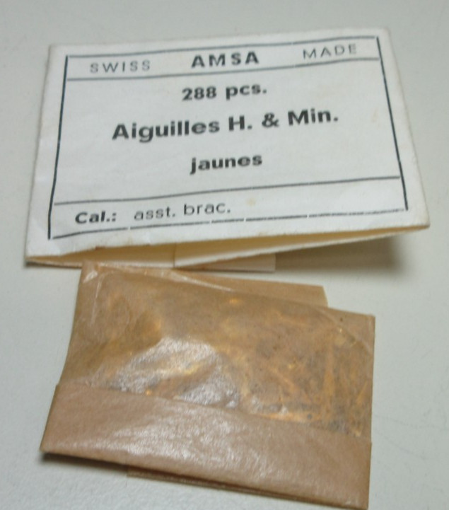 LOT AMSA AIGUILLES WATCH HANDS LOT WATCHMAKER REPLACEMENT PARTS #238