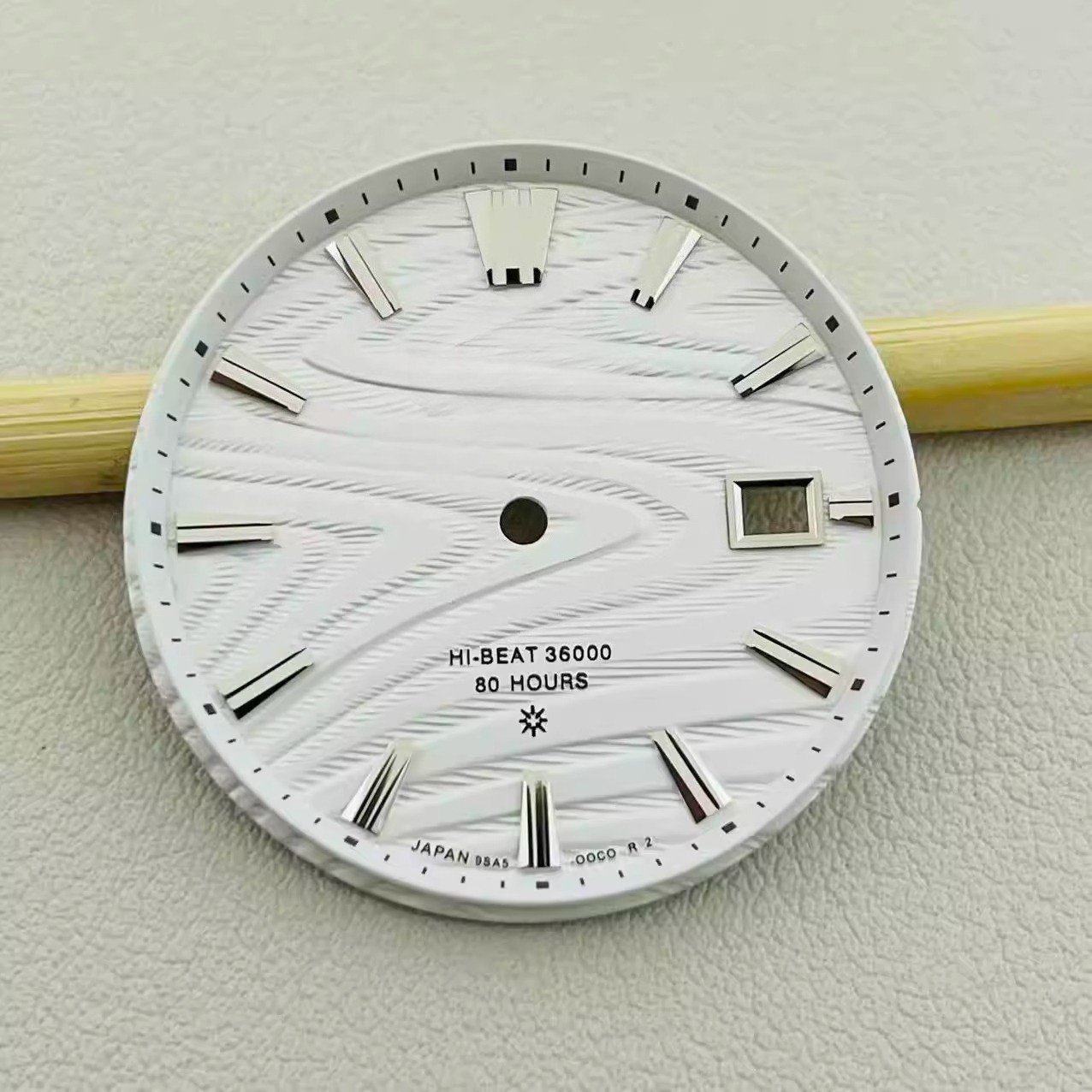 NH35 Dial 33.5mm No Luminous Desert Pattern GS Case for NH35 Movement Watch Part